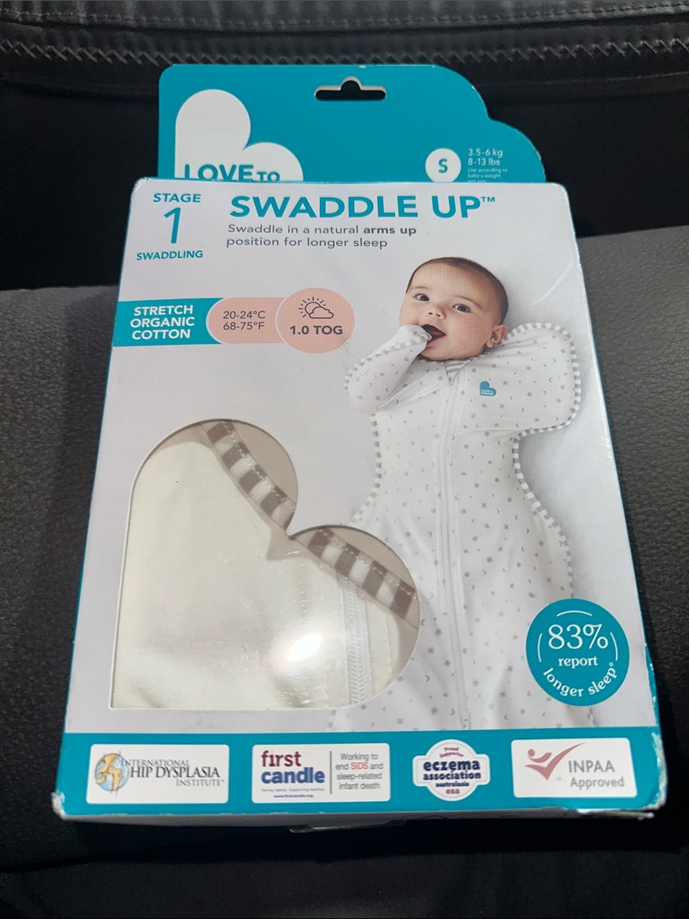 Love To Dream Swaddle Up Original Stage 1 Swaddling Small 1.0 TOG
